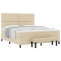 Cama con Box Spring con Colchón y Banco Crema 180x200 cm Tela | Foro24.es | Tu tienda online para hogar, jardín y más Foro24.es