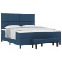 Cama con Caja Resortes con Colchón & Banco Azul 180x200 cm Tela | Foro24.es | Tu tienda online para hogar, jardín y más Foro24.es