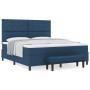 Cama con Caja Resortes con Colchón & Banco Azul 180x200 cm Tela | Foro24.es | Tu tienda online para hogar, jardín y más Foro24.es