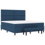 Cama con Caja Resortes con Colchón & Banco Azul 180x200 cm Tela | Foro24.es | Tu tienda online para hogar, jardín y más Foro24.es