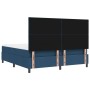 Cama con Caja Resortes con Colchón & Banco Azul 180x200 cm Tela | Foro24.es | Tu tienda online para hogar, jardín y más Foro24.es