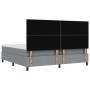 Cama con Somier y Colchón Gris Claro 200x200 cm Tela by , Beds and slatted bases - Ref: Foro24-3344170, Price: 812,73 €, Disc...