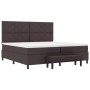 Cama con somier con colchón y banco Marrón oscuro 200x200 cm Tela von , Betten und Lattenroste - Ref: Foro24-3344173, Preis: ...