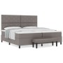 Cama Box Spring con Colchón y Banco Taupe 200x200 cm Tela by , Beds and slatted bases - Ref: Foro24-3344174, Price: 809,93 €,...