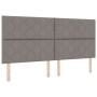 Cama Box Spring con Colchón y Banco Taupe 200x200 cm Tela by , Beds and slatted bases - Ref: Foro24-3344174, Price: 809,93 €,...