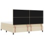 Cama Box Spring con Colchón y Banco Crema 200x200 cm Tela | Foro24.es | Tu tienda online para hogar, jardín y más Foro24.es