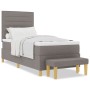 Cama Box Spring con Colchón y Banco Taupe 90x190 cm Tela by , Beds and slatted bases - Ref: Foro24-3344188, Price: 380,75 €, ...