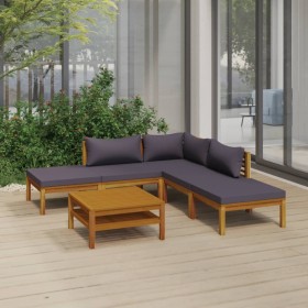 Gartenmöbel 6 Stück Kissen aus massivem Akazienholz von vidaXL, Gartensets - Ref: Foro24-3086892, Preis: 604,70 €, Rabatt: %