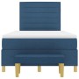 Cama con base de muelles con colchón y banco azul 120x190 cm tela by , Beds and slatted bases - Ref: Foro24-3344211, Price: 4...