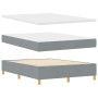 Cama Box Spring con colchón y banco Gris Claro 160x200 cm Tela | Foro24.es | Tu tienda online para hogar, jardín y más Foro24.es