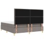 Cama Box Spring con colchón y banco Taupe 180x200 cm Tela by , Beds and slatted bases - Ref: Foro24-3344244, Price: 708,15 €,...
