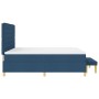 Cama con Box Spring con Colchón y Banco Azul 180 x 200 cm Tela | Foro24.es | Tu tienda online para hogar, jardín y más Foro24.es