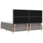 Cama Box Spring  con Colchón y Banco Taupe 200x200 cm Tela | Foro24.es | Tu tienda online para hogar, jardín y más Foro24.es