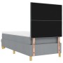 Cama Box Spring con Colchón y Banco Gris Claro 80x200 cm Tela von , Betten und Lattenroste - Ref: Foro24-3344254, Preis: 340,...