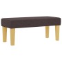 Cama con Somier con Colchón y Banco Marrón Oscuro 80x200 cm Tela | Foro24.es | Tu tienda online para hogar, jardín y más Foro24.es
