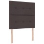 Cama con Somier con Colchón y Banco Marrón Oscuro 80x200 cm Tela | Foro24.es | Tu tienda online para hogar, jardín y más Foro24.es