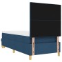 Cama Box Spring con colchón y banco azul 90x190 cm de tela von , Betten und Lattenroste - Ref: Foro24-3344267, Preis: 341,96 ...