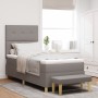 Cama Box Spring  con colchón y banco Taupe 90x200 cm Tela | Foro24.es | Tu tienda online para hogar, jardín y más Foro24.es