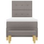 Cama Box Spring  con colchón y banco Taupe 90x200 cm Tela | Foro24.es | Tu tienda online para hogar, jardín y más Foro24.es