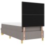 Cama Box Spring  con colchón y banco Taupe 90x200 cm Tela | Foro24.es | Tu tienda online para hogar, jardín y más Foro24.es