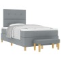 Cama con Somier con Colchón y Banco Gris Claro 120x190 cm Tela by , Beds and slatted bases - Ref: Foro24-3344282, Price: 421,...