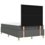 Cama Box Spring con Colchón y Banco Gris Oscuro 120x190 cm Tela von , Betten und Lattenroste - Ref: Foro24-3344283, Preis: 41...