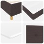 Cama Box Spring con Colchón y Banco Marrón Oscuro 120x190 cm Tela by , Beds and slatted bases - Ref: Foro24-3344285, Price: 4...