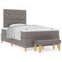Cama de base de caja con colchón y banco taupe 120x190 cm tela | Foro24.es | Tu tienda online para hogar, jardín y más Foro24.es