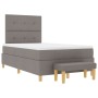 Cama de base de caja con colchón y banco taupe 120x190 cm tela | Foro24.es | Tu tienda online para hogar, jardín y más Foro24.es
