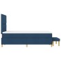 Cama con Base con Colchón y Banco Azul 120x190 cm Tela by , Beds and slatted bases - Ref: Foro24-3344288, Price: 419,20 €, Di...