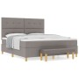 Cama con Somier con Colchón y Banco Taupe 180x200 cm Tela by , Beds and slatted bases - Ref: Foro24-3344321, Price: 702,50 €,...