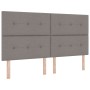Cama con Somier con Colchón y Banco Taupe 180x200 cm Tela by , Beds and slatted bases - Ref: Foro24-3344321, Price: 702,50 €,...