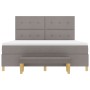 Cama con Somier con Colchón y Banco Taupe 180x200 cm Tela by , Beds and slatted bases - Ref: Foro24-3344321, Price: 702,50 €,...