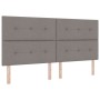 Cama Box Spring con colchón y banco Taupe 200x200 cm Tela de , Camas y somieres - Ref: Foro24-3344328, Precio: 834,68 €, Desc...