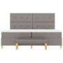 Cama Box Spring con colchón y banco Taupe 200x200 cm Tela de , Camas y somieres - Ref: Foro24-3344328, Precio: 834,68 €, Desc...
