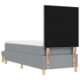 Cama con Somier con Colchón y Banco Gris Claro 80x200 cm Tela | Foro24.es | Tu tienda online para hogar, jardín y más Foro24.es