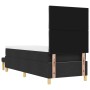 Cama con Base de Muelles con Colchón y Banco Negra 80x200 cm Tela by , Beds and slatted bases - Ref: Foro24-3344333, Price: 3...