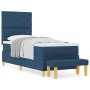 Cama con Box Spring con Colchón y Banco Azul 80x200 cm Tela by , Beds and slatted bases - Ref: Foro24-3344337, Price: 355,73 ...