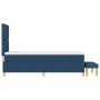 Cama con Box Spring con Colchón y Banco Azul 80x200 cm Tela by , Beds and slatted bases - Ref: Foro24-3344337, Price: 355,73 ...