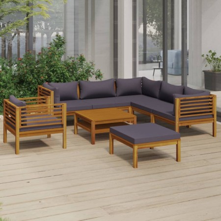 Gartenmöbel 8 Stück Kissen aus massivem Akazienholz von vidaXL, Gartensets - Ref: Foro24-3086907, Preis: 903,27 €, Rabatt: %