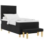 Cama con Somier y Banco Negro 90x200 cm Tela by , Beds and slatted bases - Ref: Foro24-3344347, Price: 346,46 €, Discount: %
