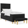 Cama con Somier y Banco Negro 90x200 cm Tela by , Beds and slatted bases - Ref: Foro24-3344347, Price: 346,46 €, Discount: %