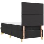 Cama con Somier y Banco Negro 90x200 cm Tela by , Beds and slatted bases - Ref: Foro24-3344347, Price: 346,46 €, Discount: %