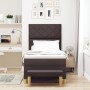 Cama con Somier con Colchón y Banco Marrón Oscuro 90x200 cm Tela by , Beds and slatted bases - Ref: Foro24-3344348, Price: 38...