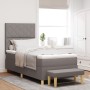 Cama con Base de Resortes con Colchón y Banco Taupe 90x200 cm Tela by , Beds and slatted bases - Ref: Foro24-3344349, Price: ...