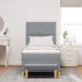 Cama con Box Spring con Colchón y Banco Gris claro 100x200 cm Tela by , Beds and slatted bases - Ref: Foro24-3344352, Price: ...