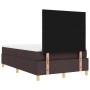 Cama con somier con colchón y banco marrón oscuro 120x190 cm tela by , Beds and slatted bases - Ref: Foro24-3344362, Price: 4...