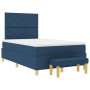 Cama con Somier y Banco Azul 120x200 cm Tela | Foro24.es | Tu tienda online para hogar, jardín y más Foro24.es