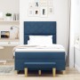 Cama con Somier y Banco Azul 120x200 cm Tela | Foro24.es | Tu tienda online para hogar, jardín y más Foro24.es