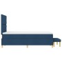 Cama con Somier y Banco Azul 120x200 cm Tela | Foro24.es | Tu tienda online para hogar, jardín y más Foro24.es